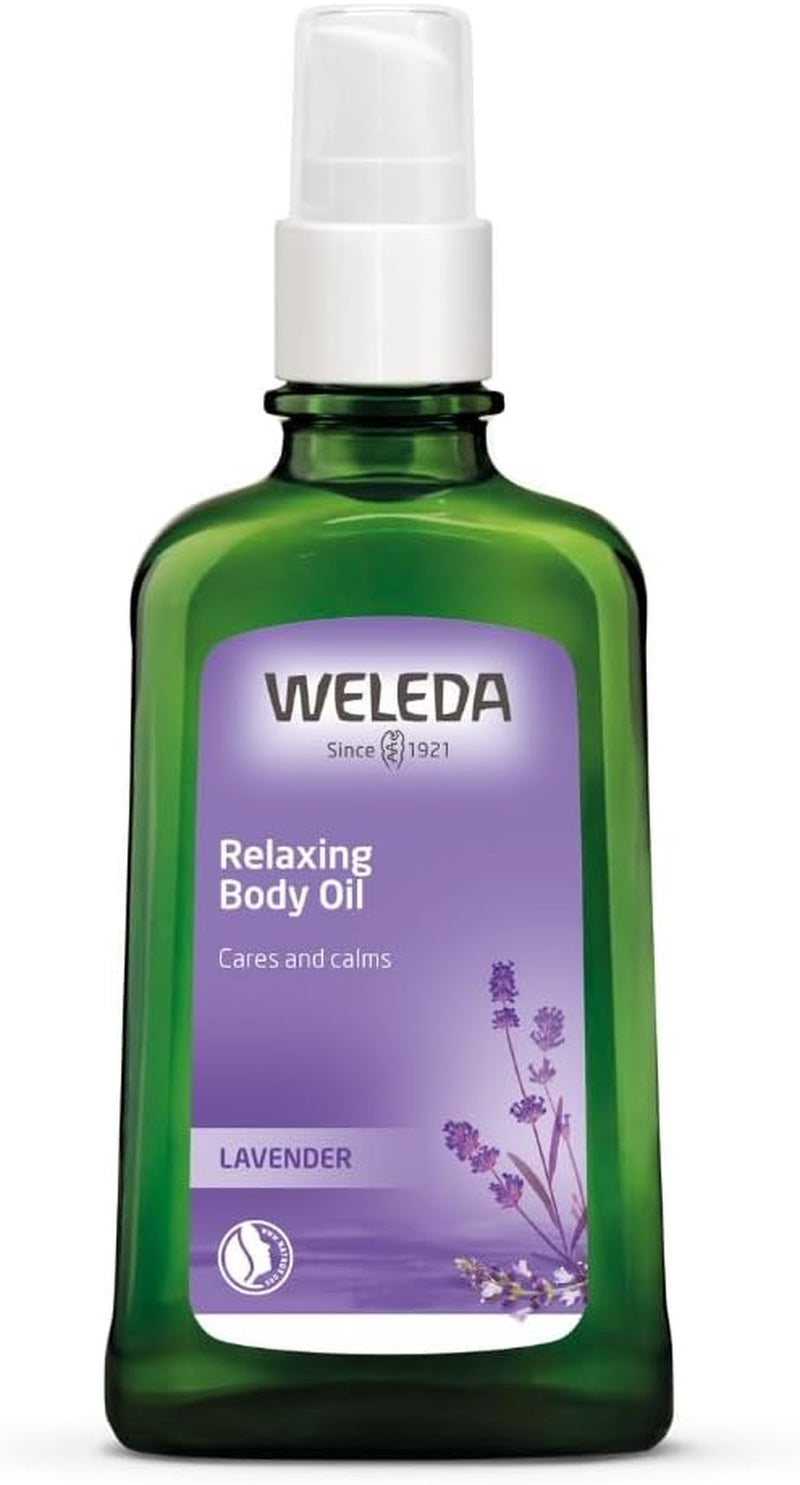 Lavender Oil, Relaxing Body Oil, Calming Massage Oil, Dermatologically Tested, 100% Certified Natural, Vegan, 100Ml